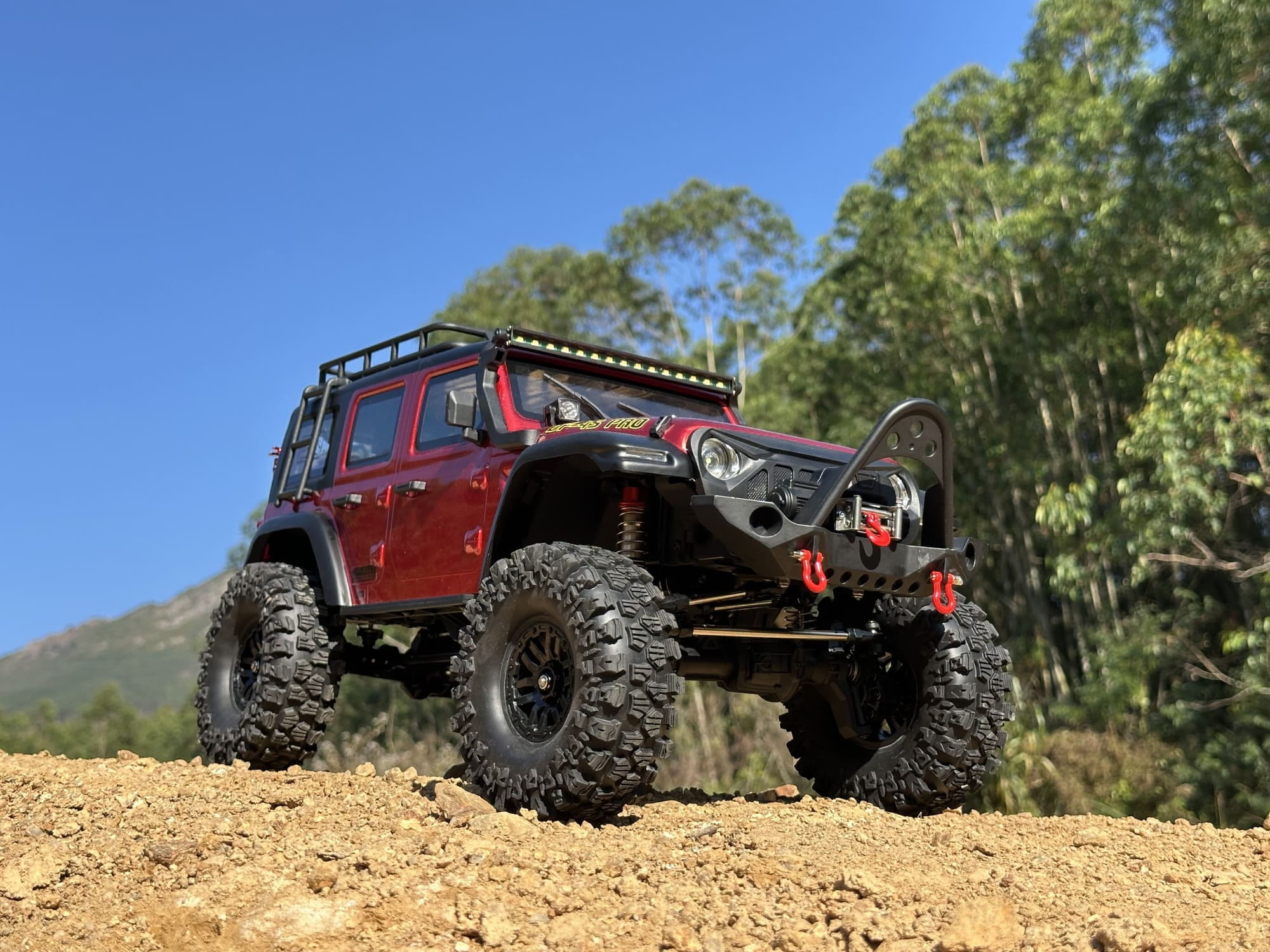 DF Models DF-04S PRO BL RC Crawler 1_10 Brushless RTR in Metallic Rot