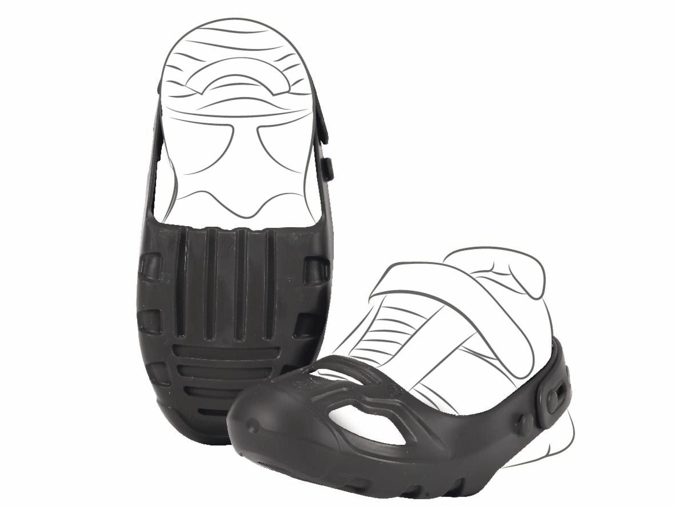 BIG Shoe Care Schuh Schoner schwarz 21-27