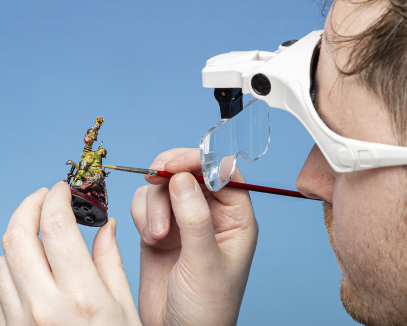 Krick Lupenbrille mit LED Beleuchtung - RC-Zubehoer