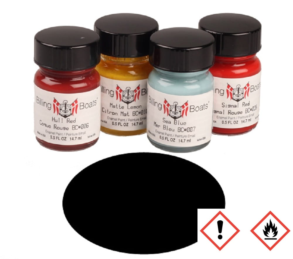 Billing Boats Schwarz 22 ml Acryl Farbe Billing Boats Schwarz 22 ml Acryl Farbe