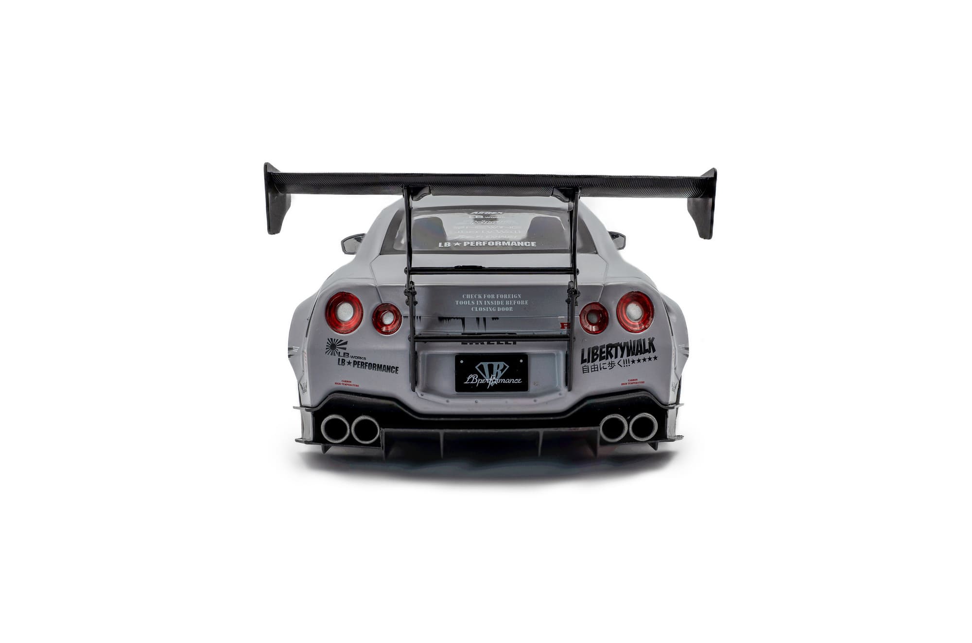 Solido 1_18 Nissan GT-R _R35_ grau mit Figur