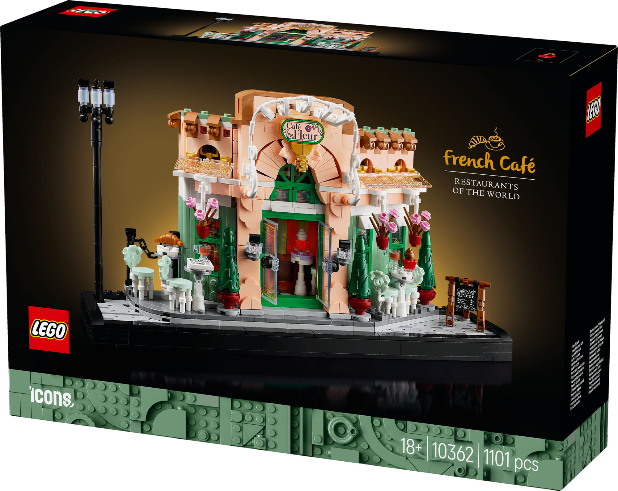 lego icons franzoesisches cafe 10362 bistro modell zum bauen LEGO® Icons Franzoesisches Cafe 10362 - Franzoesisches Bistro zum Bauen