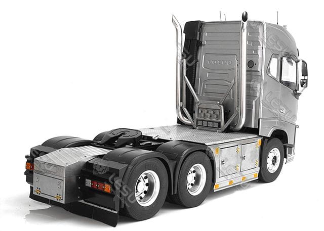 Lesu 1_14 Auspuffanlage fuer VOLVO High-Pipe mit LED - RC-Zubehoer