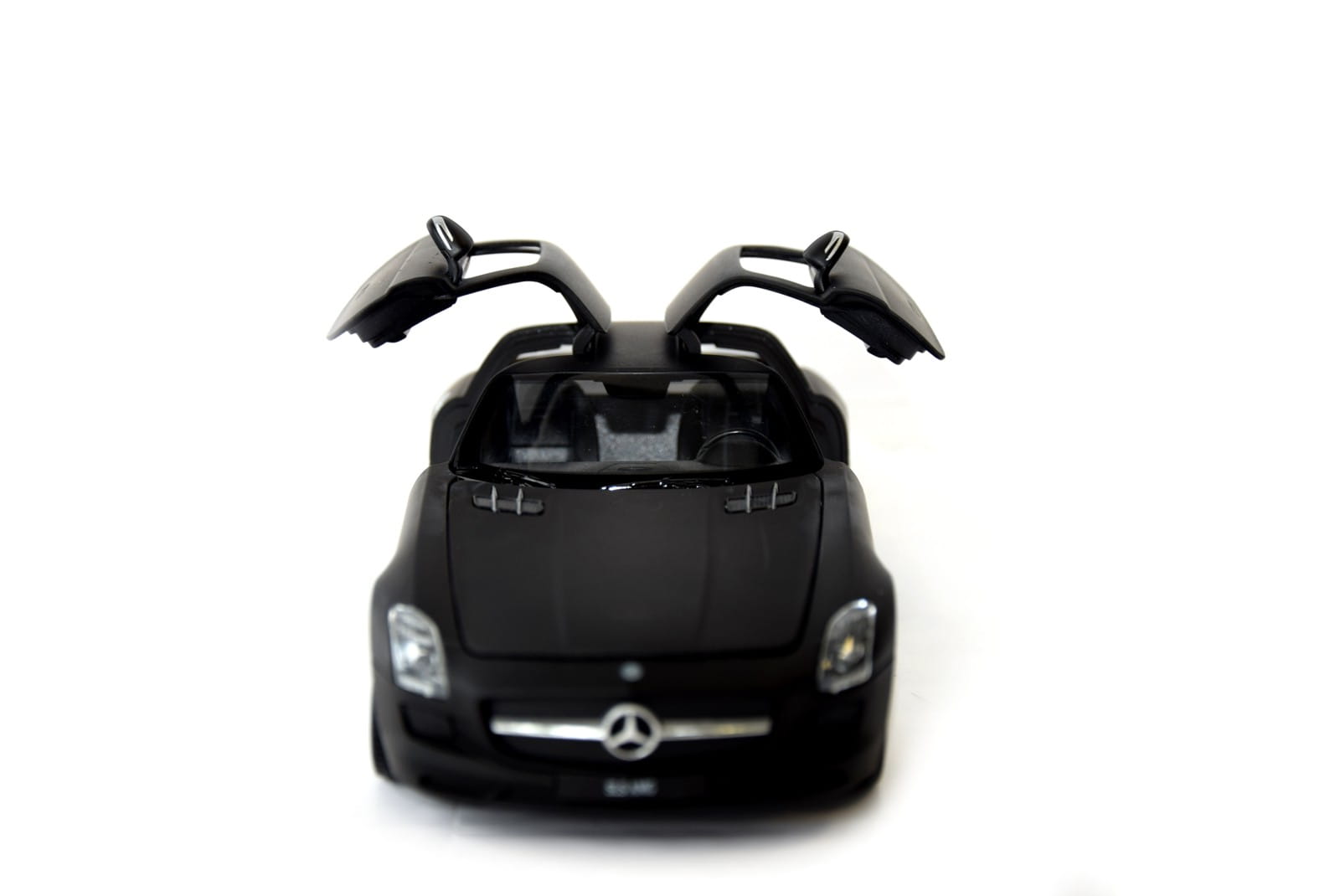 Welly Modellauto 1:24 Mercedes Benz SLS AMG Matt Schwarz