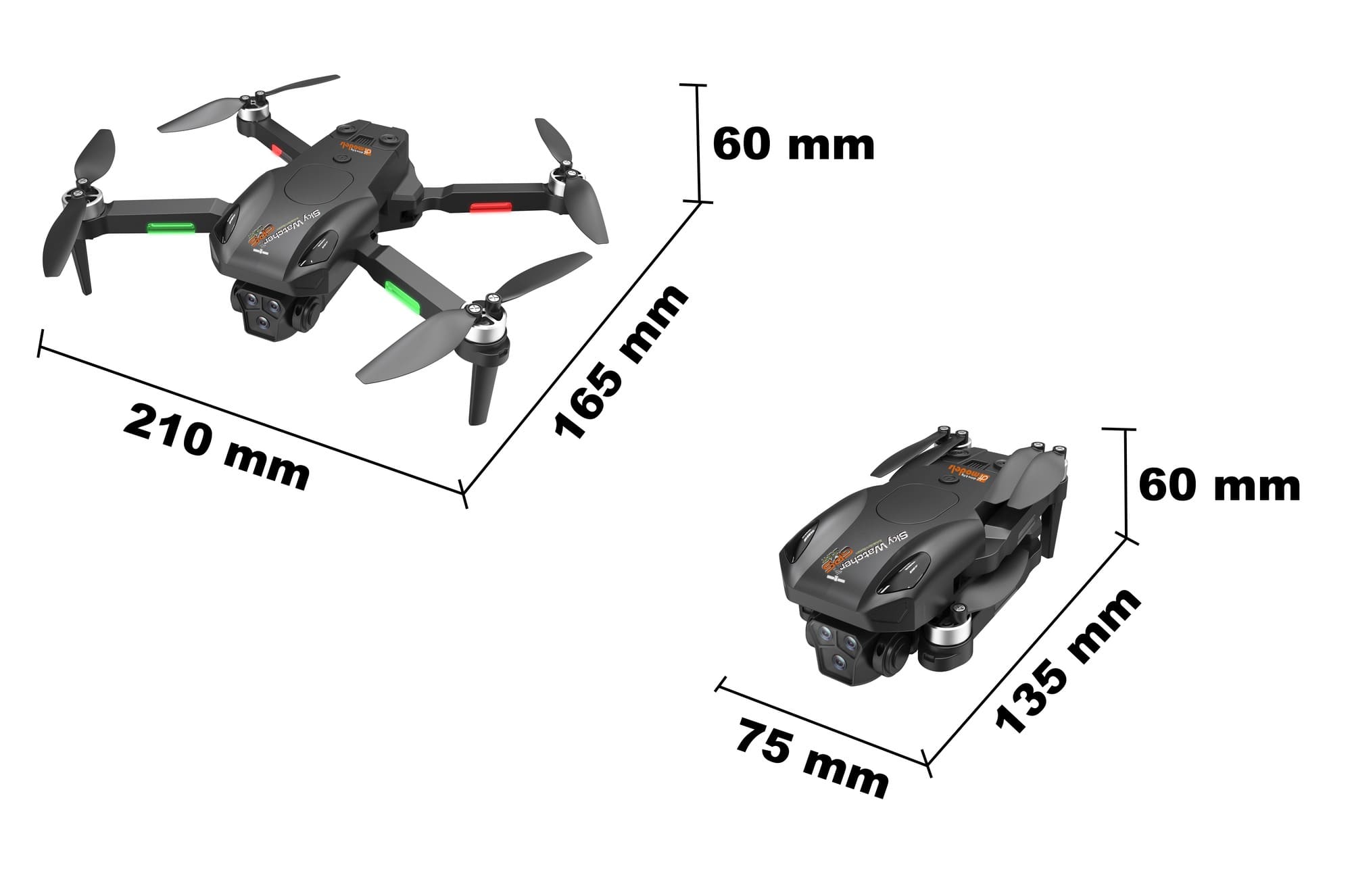 DF Models SkyWatcher GPS Light RC-Drohne - RTF 9430
