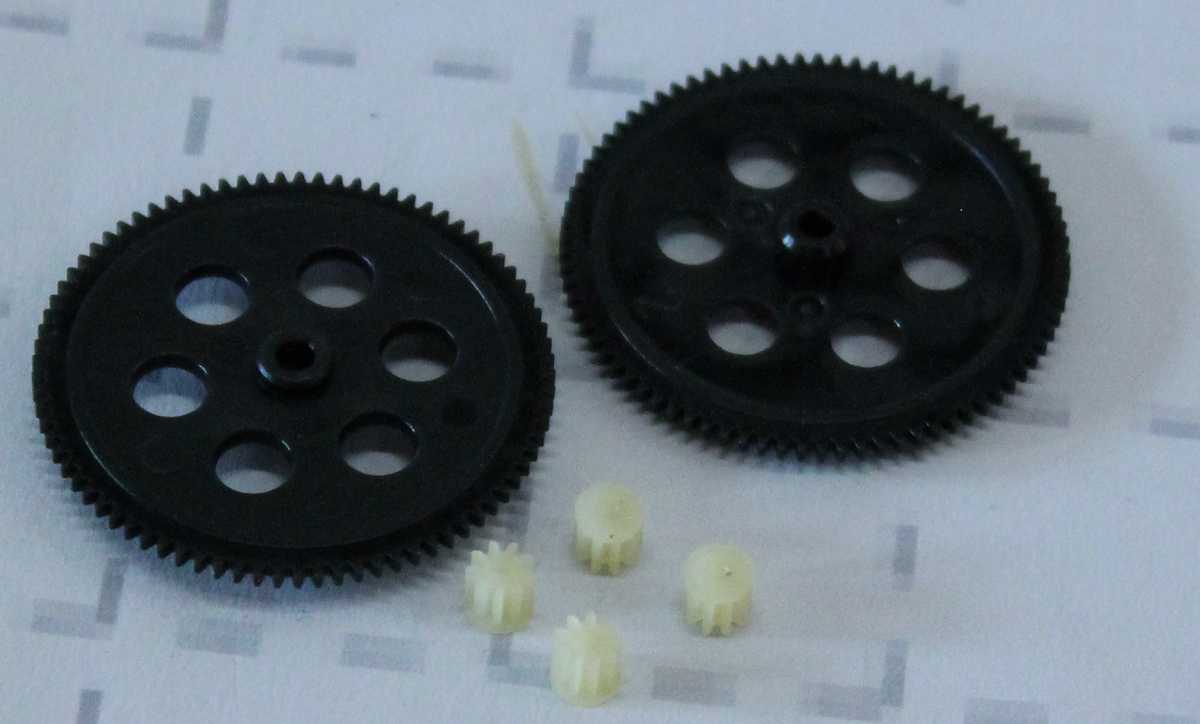 Drive & Fly Models Hauptzahnrad + Motorritzel zu 9520