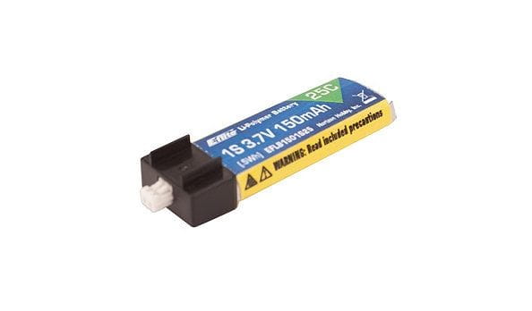 E-flite Lipo Akku 150mAh 1S 25C 3.7V 3C Charge Rate E-flite Lipo Akku 150mAh 1S 25C 3.7V 3C Charge Rate