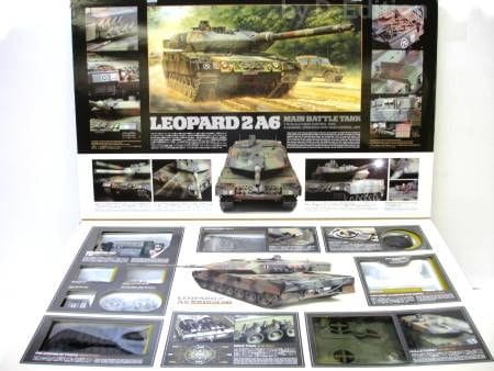 Tamiya RC Panzer Leopard 2A6 Full Option 1:16 Bausatz Tamiya RC Panzer Leopard 2A6 Full Option 1:16 Bausatz