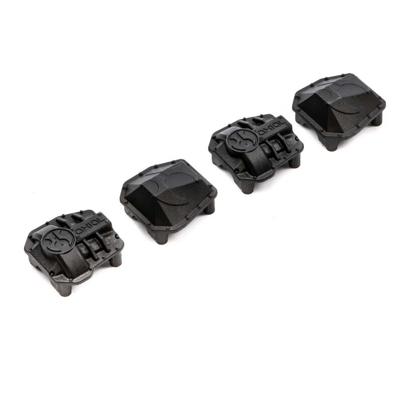 Axial AR45P AR45 Differential Covers_ Black_ SCX10 III - RC-Zubehoer