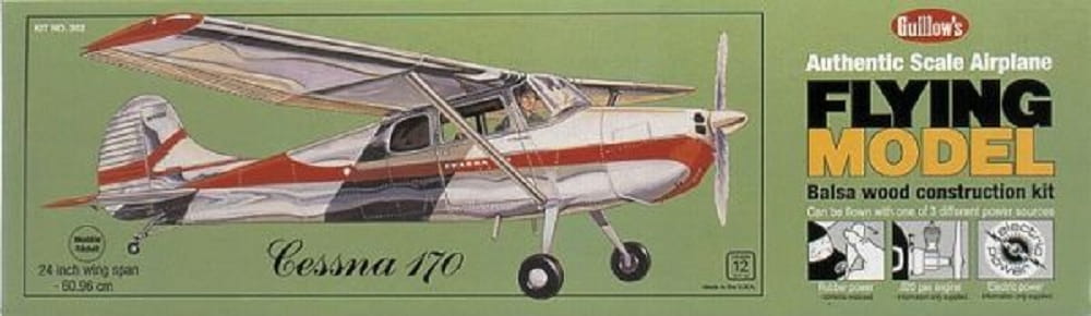 Guillow's Stand - Freiflugmodell Cessna 170 Balsabausatz