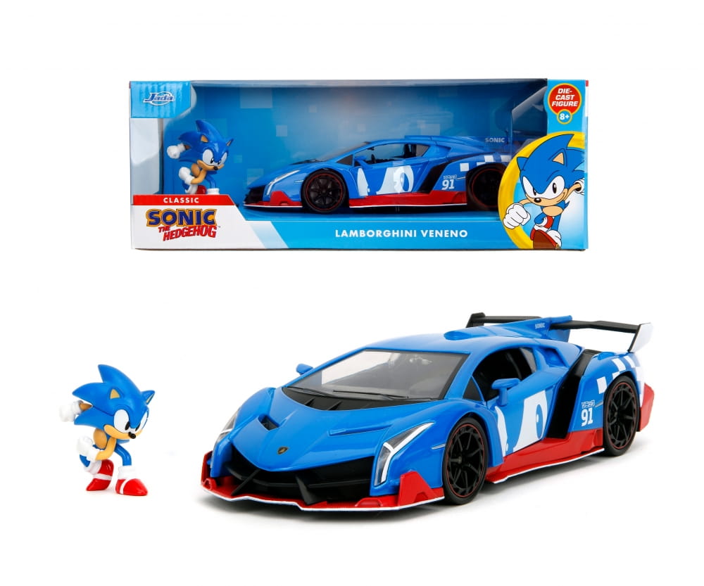 Jada Sonic 2009 Chevrolet Corvette 1:24 Modellauto