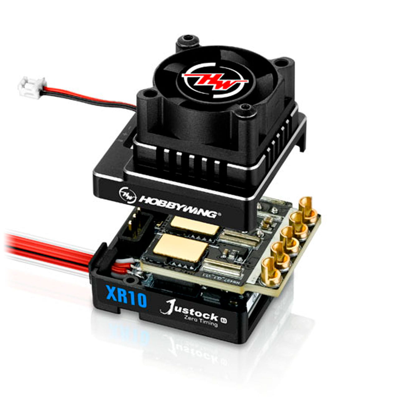 Hobbywing Xerun XR10 Justock G3 Brushless Regler 60A, 2s-3 LiPo, BEC 3