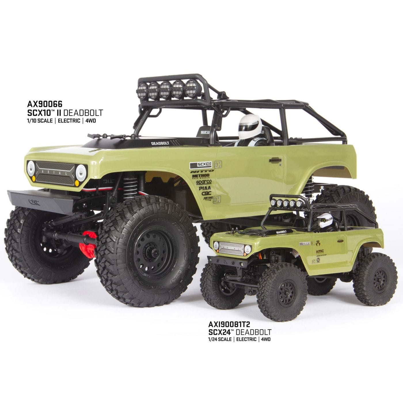 Axial SCX24 Deadbolt 1/24th Scale Elec 4WD - RTR, Red Axial SCX24 Deadbolt 1/24th Scale Elec 4WD - RTR, Red