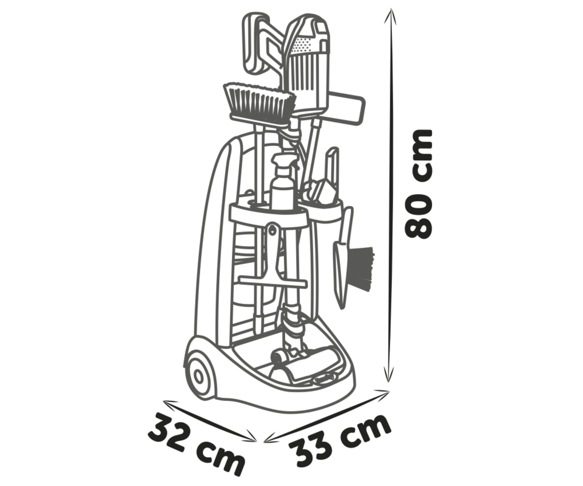 Smoby Rowenta Reinigungstrolley