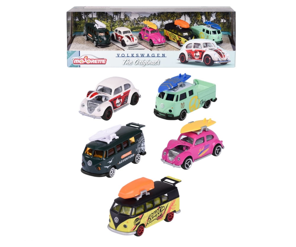 Majorette VW The Originals 5 Pieces Pack