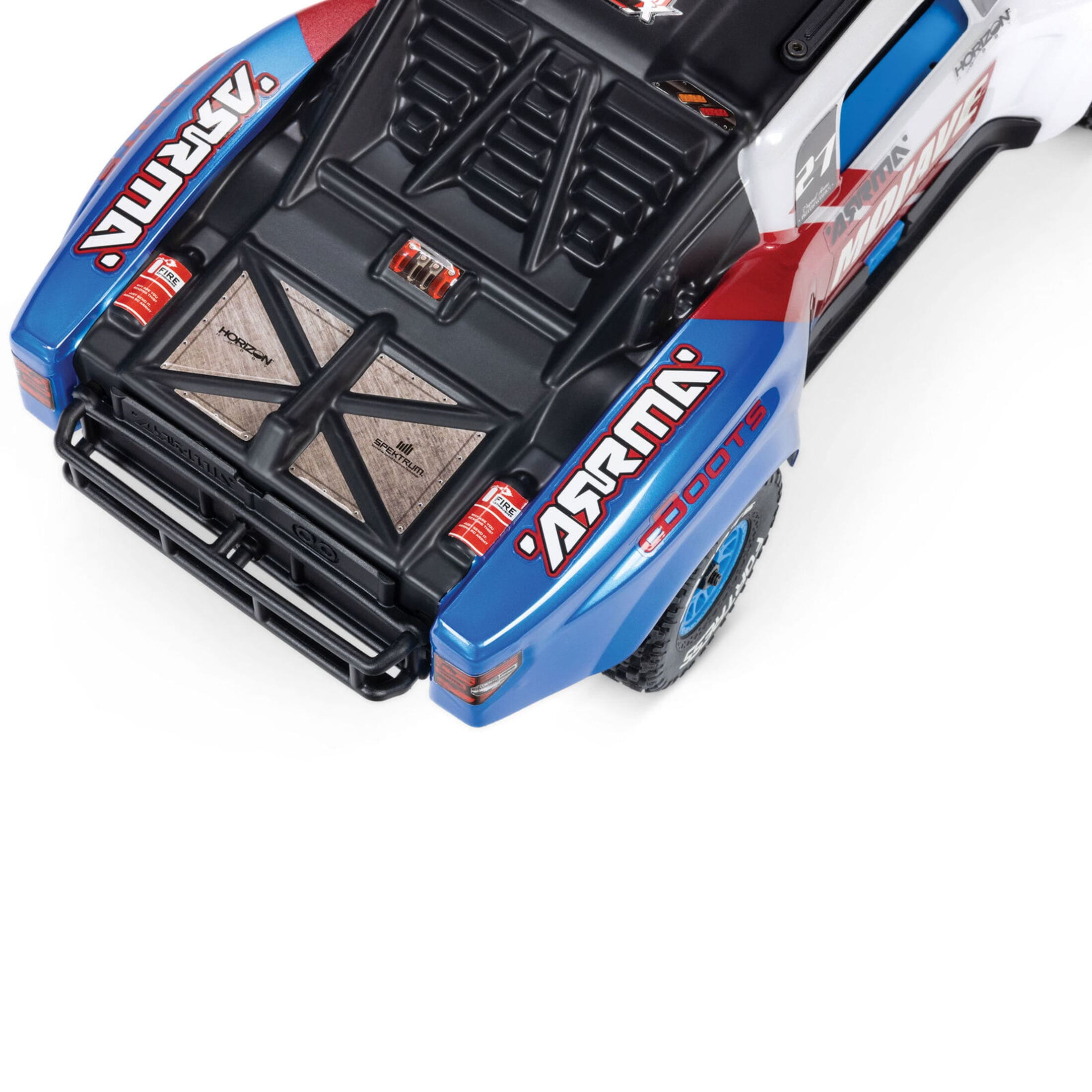 ARRMA RC Short Course Truck Mojave Grom 223S Small Brushless RTR teal mit Akku und Lader in weiss arrma-mojave-grom-small-223s-brushless-elektro-buggy-rtr-akku-lader-weiss
