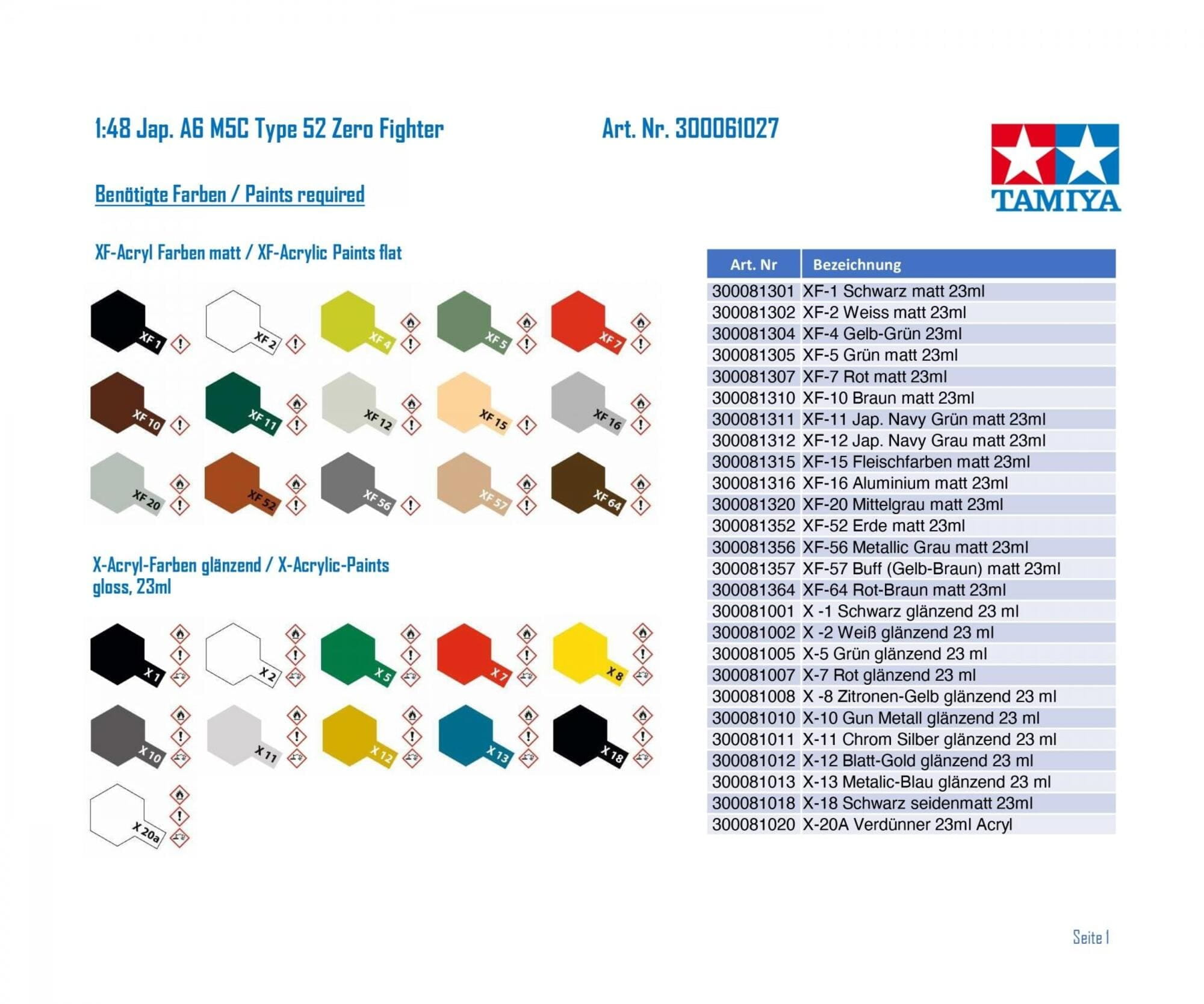 Tamiya 1_48 A6M5c Type 52 Zero Fighter WWII Japan Modellbausatz_