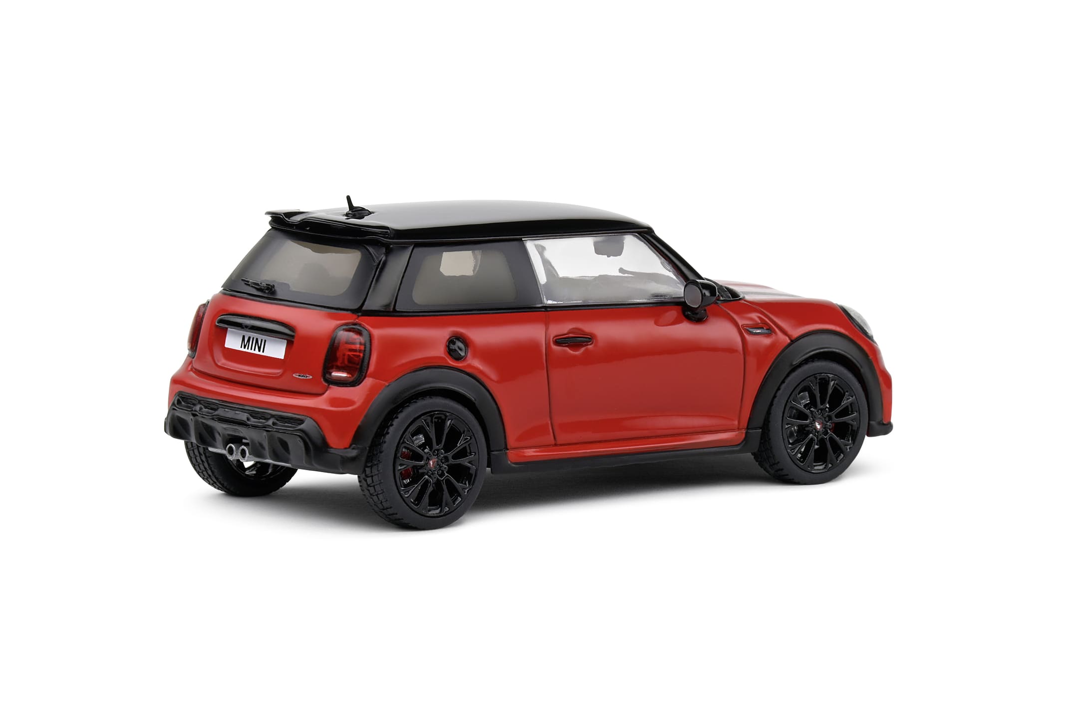 Solido 1_43 Mini Cooper John Works 2023 Modellauto rot - Detailreich und hochwertig