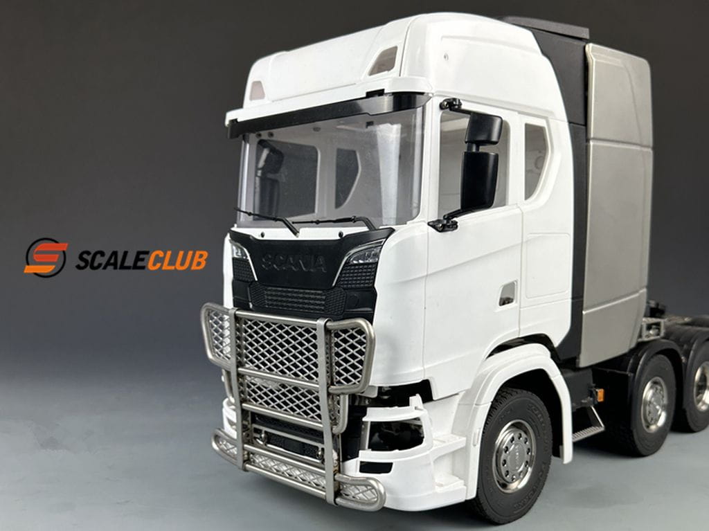 ScaleClub 1_14 Rammschutz klappbar V2A fuer Scania 770S - RC-Zubehoer