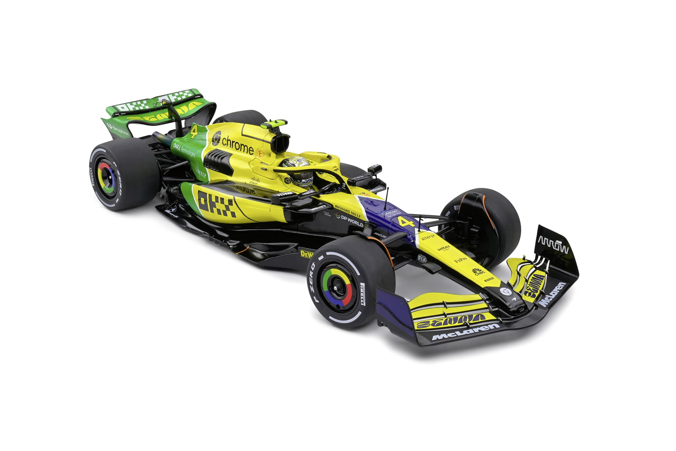 McLaren F1 Team MCL38 1_18 Modellauto Monaco GP 2024 Lando Norris