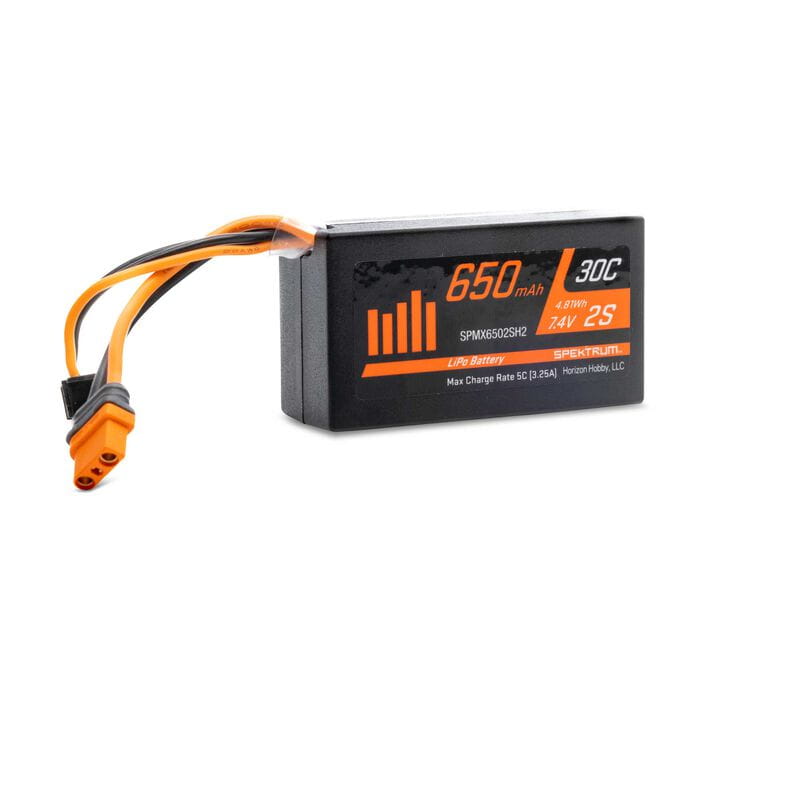 Spektrum Lipo Akku 7,4V 650mAh 2S 30C Mini IC2