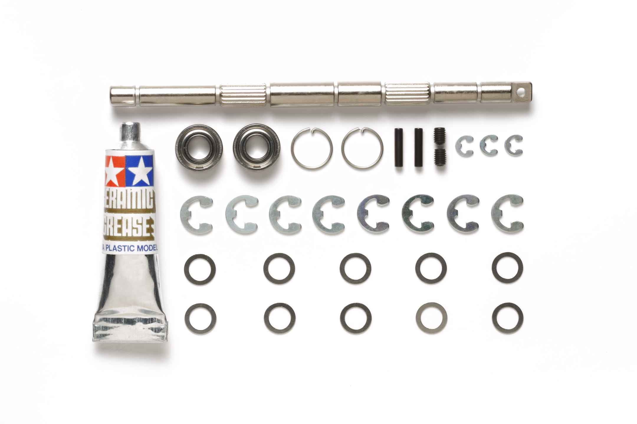 Tamiya 1:14 3-Gang-Getriebewelle verstärkt (1) Tamiya 1:14 3-Gang-Getriebewelle verstärkt (1)