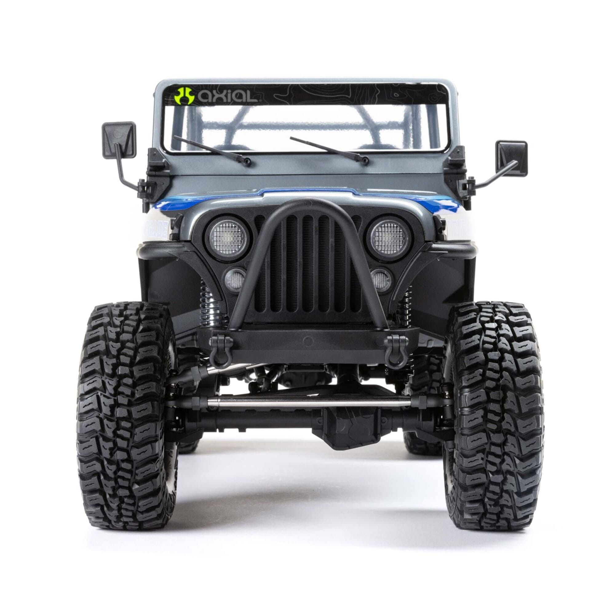 Axial SCX10 III Jeep CJ-7 4x4 RTR – Offiziell lizenzierte Jeep Karosserie in grau
