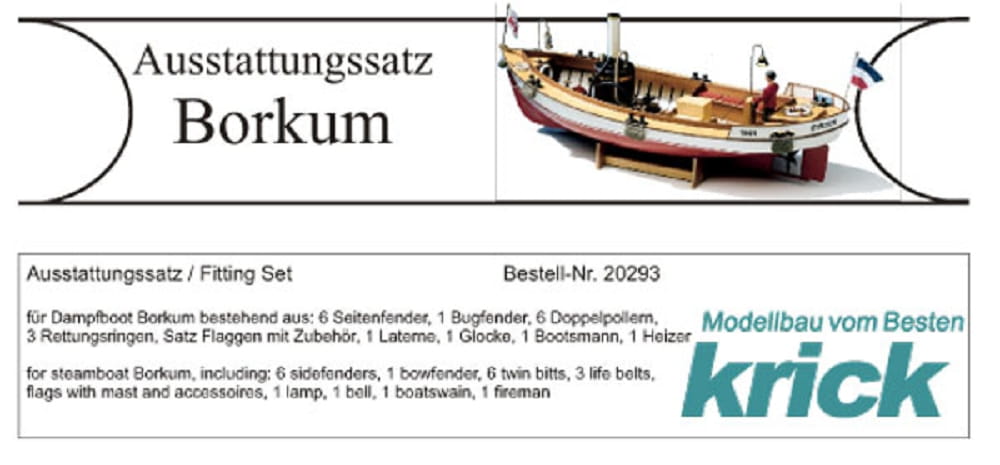 Krick Borkum Ausstattungssatz - RC-Zubehoer