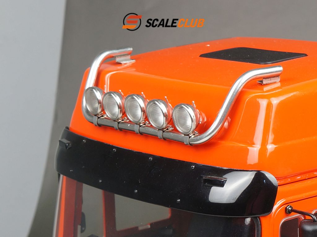 ScaleClub 1:14 Dachlampenbügel mit LED aus V2A für F2000