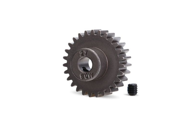Traxxas Ritzel 27Zaehne 32DP Stahl inkl. Madenschraube - RC-Zubehoer