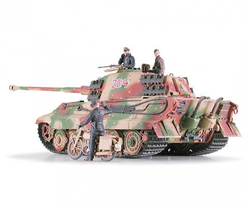 Tamiya WWII Deutscher Panzer Königstiger Ardennen 1:35 Plastik Modellbau Militär Bausatz