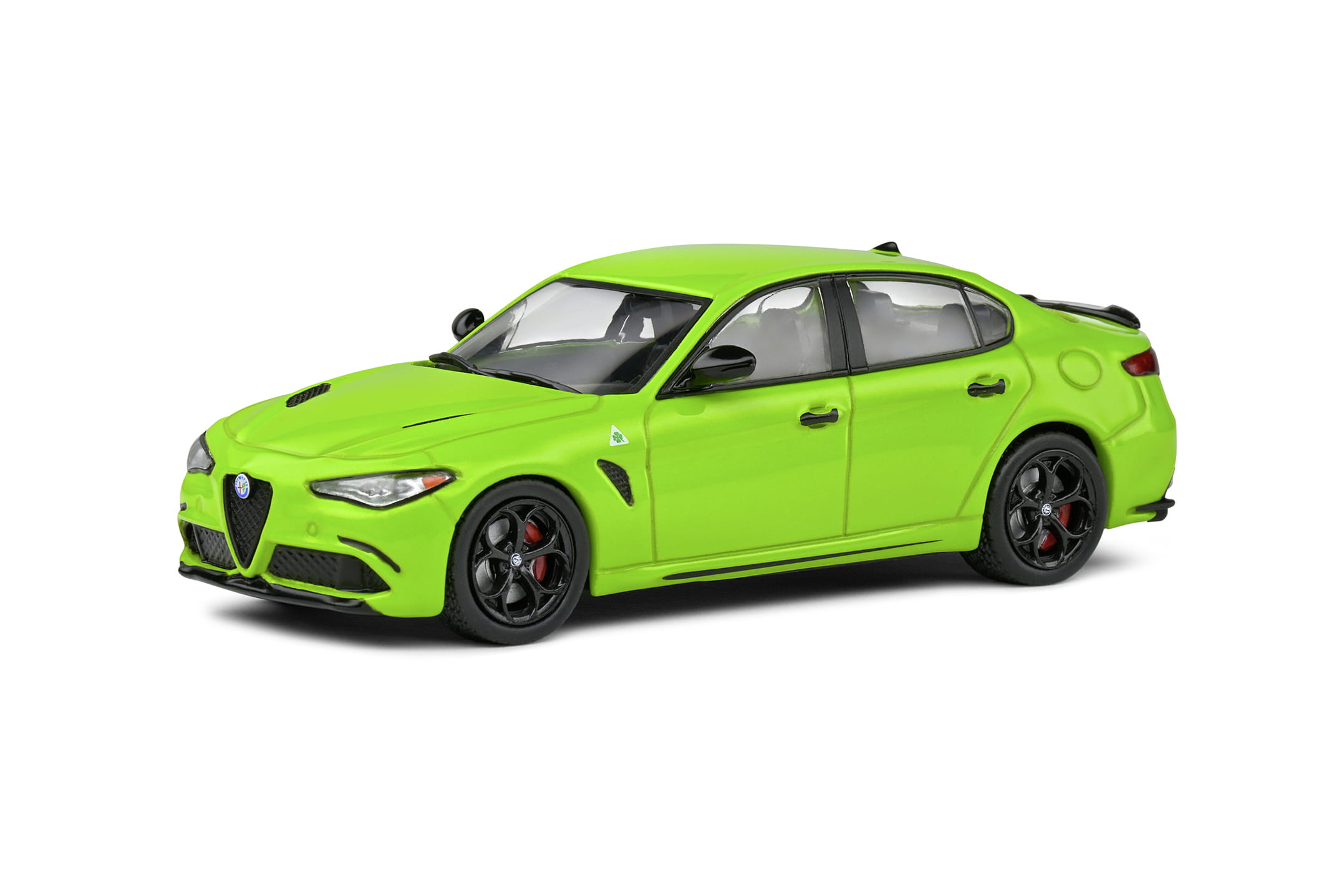 Alfa Romeo Giulia Quadrifoglio 2020 Modellauto in Acid Green 1_43 Solido