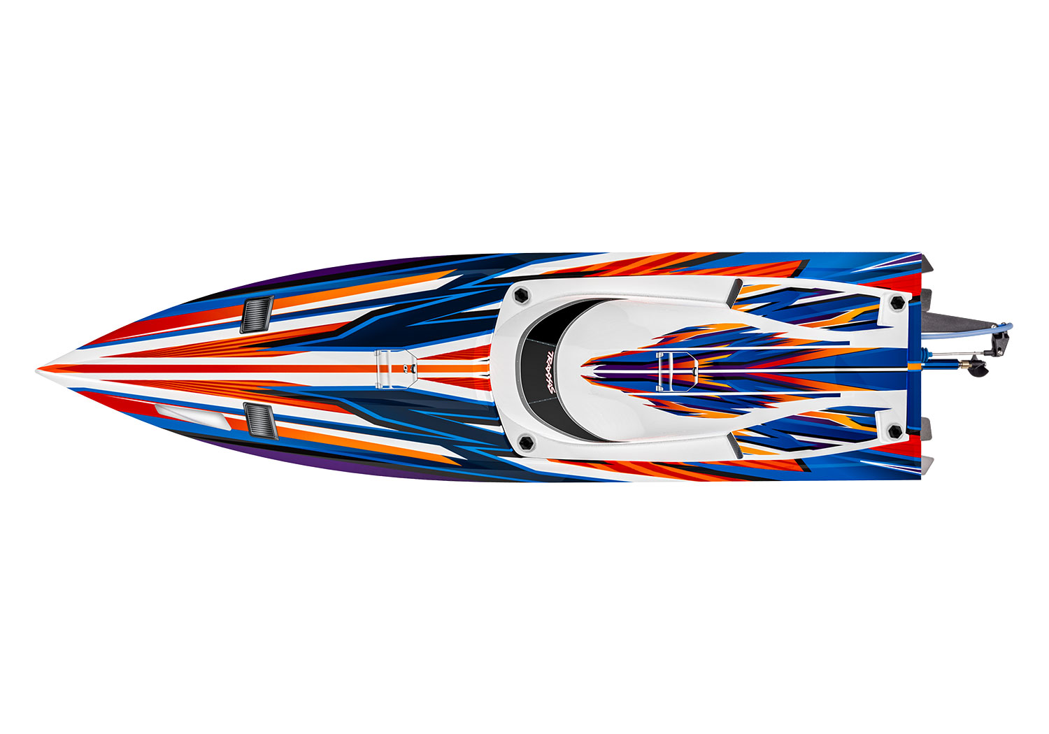 TRAXXAS Spartan SR Speed Boot RTR traxxas speed boot spartan sr orange rtr