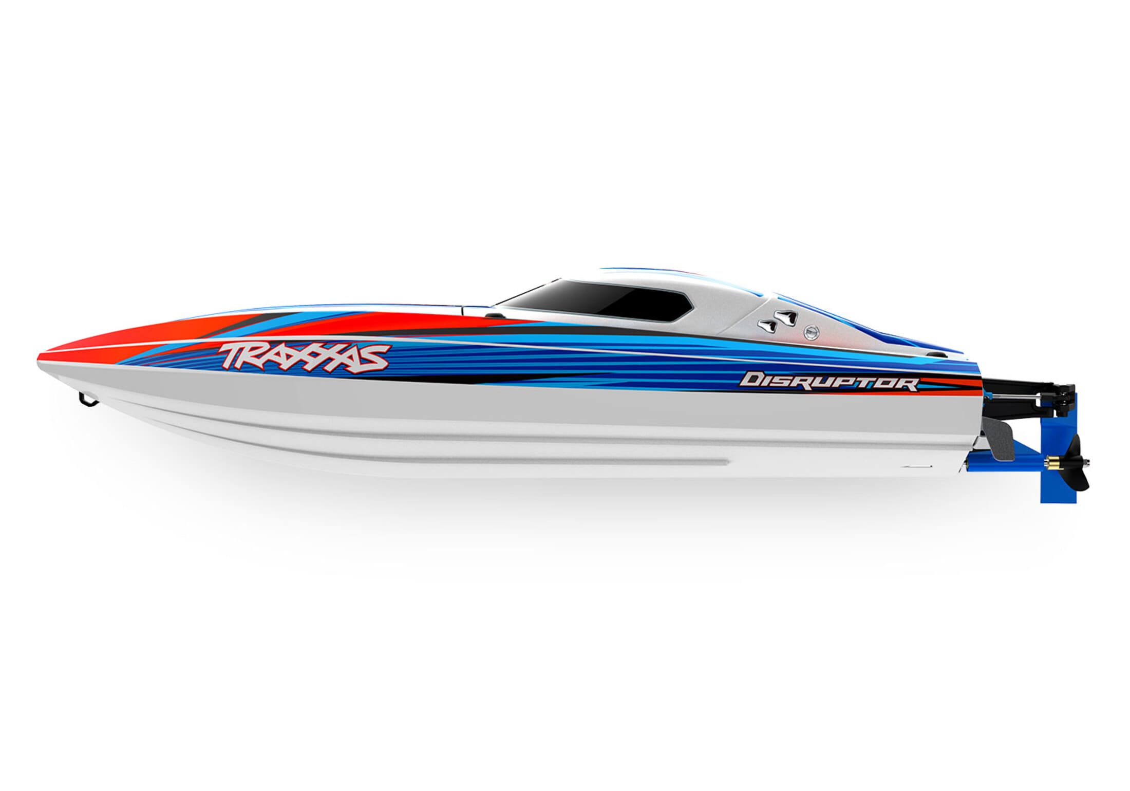 Traxxas DISRUPTOR Brushless RC-Boot in Blau Traxxas DISRUPTOR Brushless RC-Boot blau