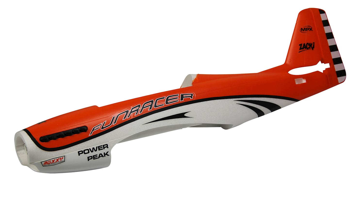 Multiplex Rumpf FunRacer orange ohne Servos /Motor /Regler