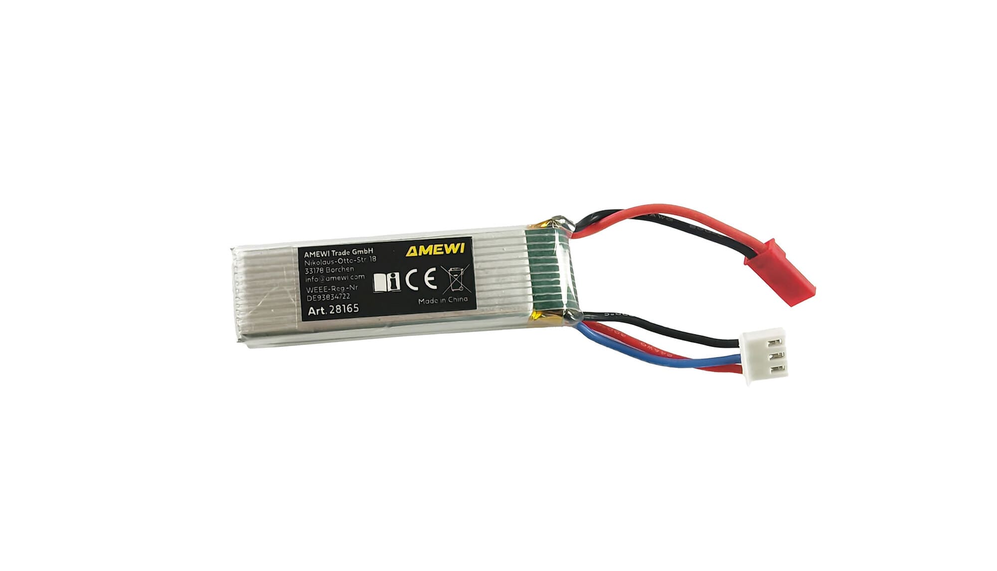 Amewi LiPo Akku 2S 7_4V 600mAh 30C JST-BEC - Art_-Nr. 28165