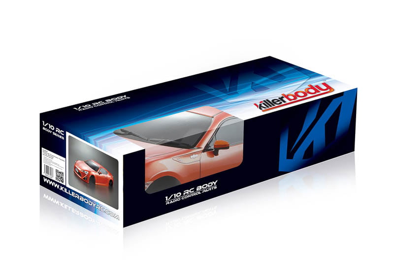 Killerbody Toyota 86  195mm Metallic Orange lackiert_ RTU all-in - RC-Zubehoer