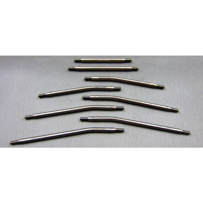 SAMIX Titan Aufhaengungsstifte Link 313mm Kit 8Stk. fuer Axial SCX10-2 - RC-Zubehoer