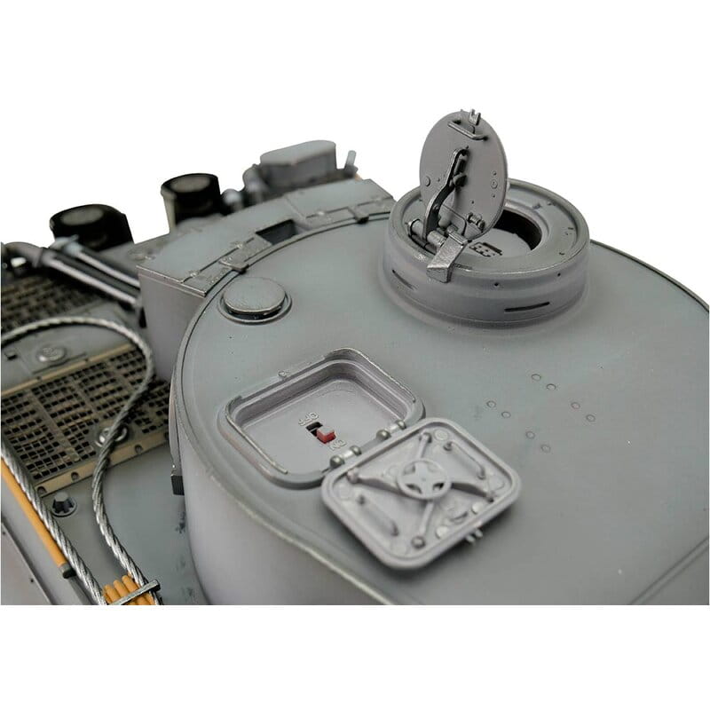 Torro Tiger I Fruehe Ausfuehrung RC Panzer 1_16 Pro IR Kanonen-Rauch Holzkiste