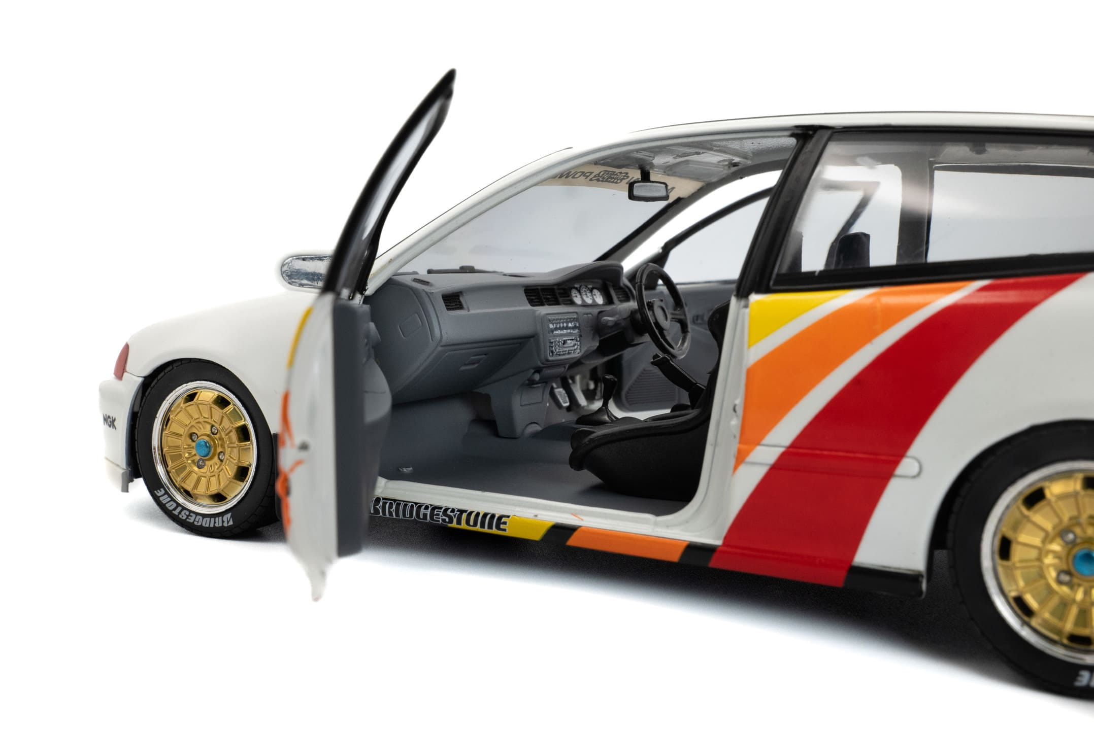 Honda Civic EG6 1_18 Modellauto in Weiss - Solido Honda Civic EG6 1_18 Modellauto in weiss – Detailgetreue Nachbildung