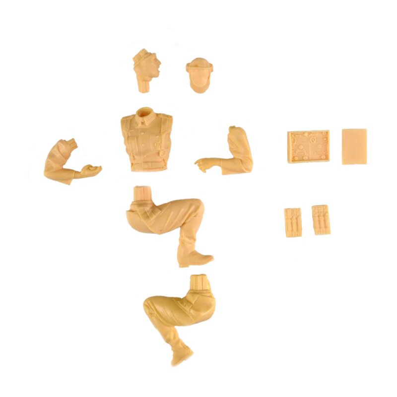 Torro 1_16 Figurenbausatz Schwimmwagen Besatzung 3er-Set - RC-Zubehoer