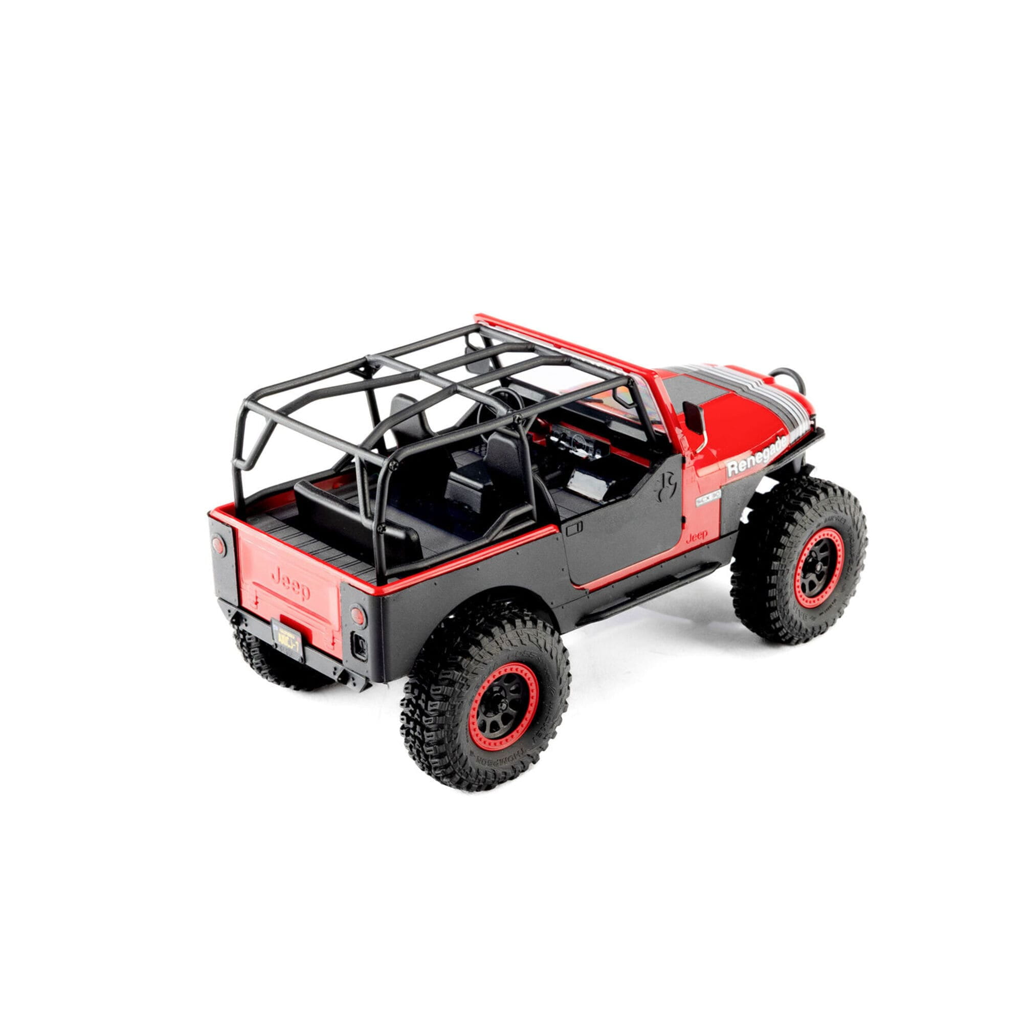 Axial SCX30 Jeep CJ-7 GenRight 1_30 RC Rock Crawler 4WD RTR in Rot mit Mickey Thompson Reifen