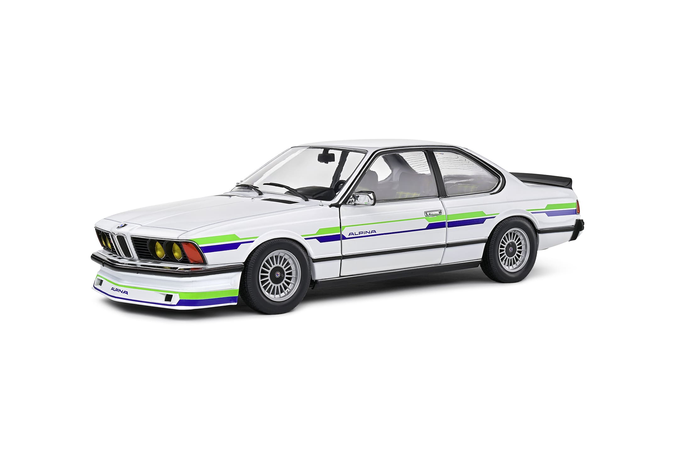 Solido Alpina B7 Turbo E24 1984 Weiss Standmodellauto im Massstab 1_18