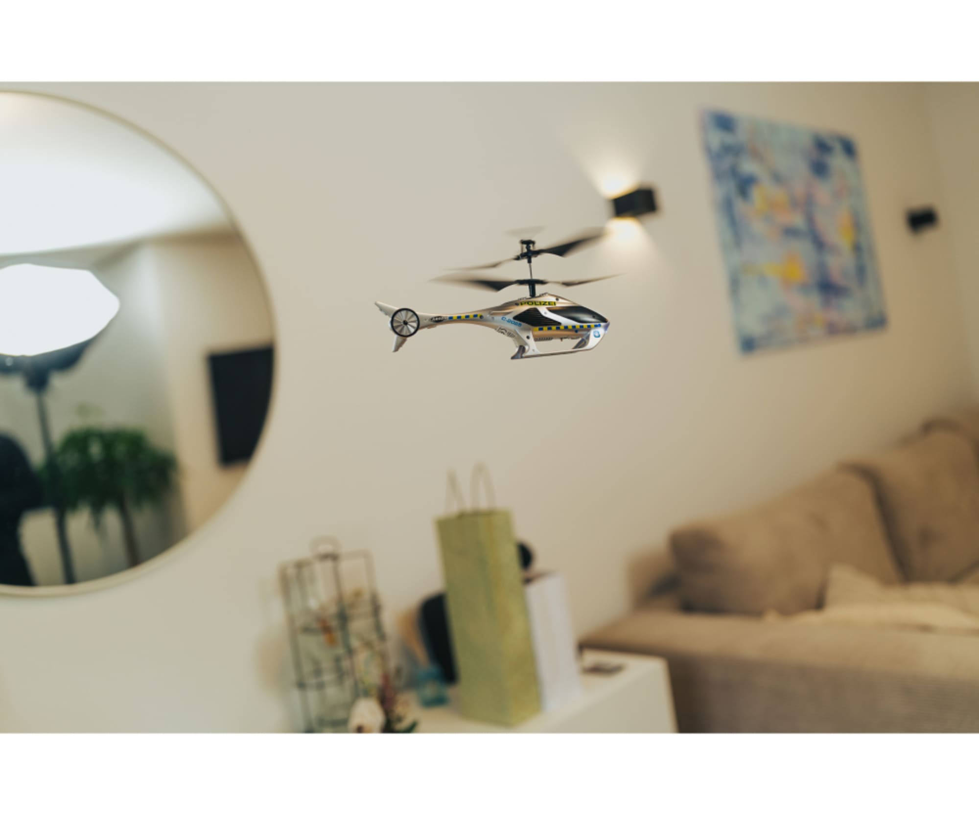 Carson RC Spielzeug Cyber Copter Polizei 2_4 GHz 100% RTF - Carson RC Elektronik