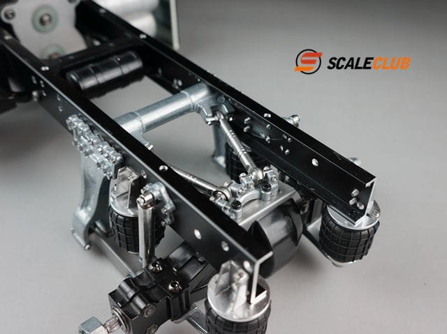 ScaleClub Hinterachs-Luftfederung für 2-Achser ScaleClub Hinterachs-Luftfederung fuer 2-Achser - RC-Zubehoer