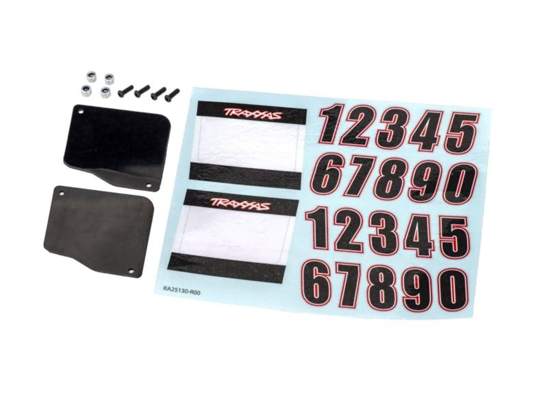Nummer-Taffeln l_r fuer Mini Slash 4x4 _ andere fuer RC Modelle