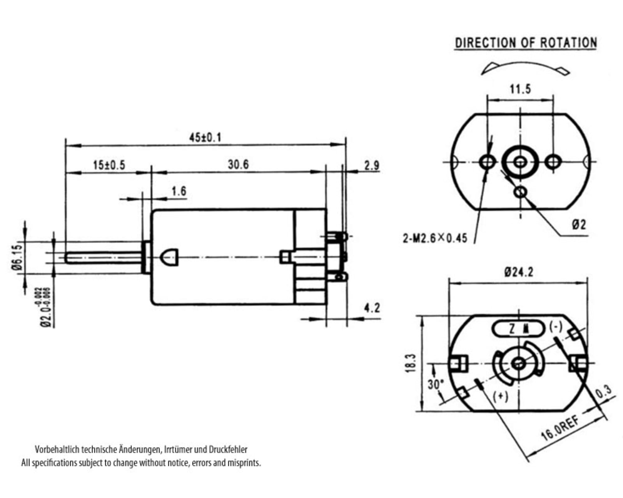 Krick MAX Speed 280 Elektromotor