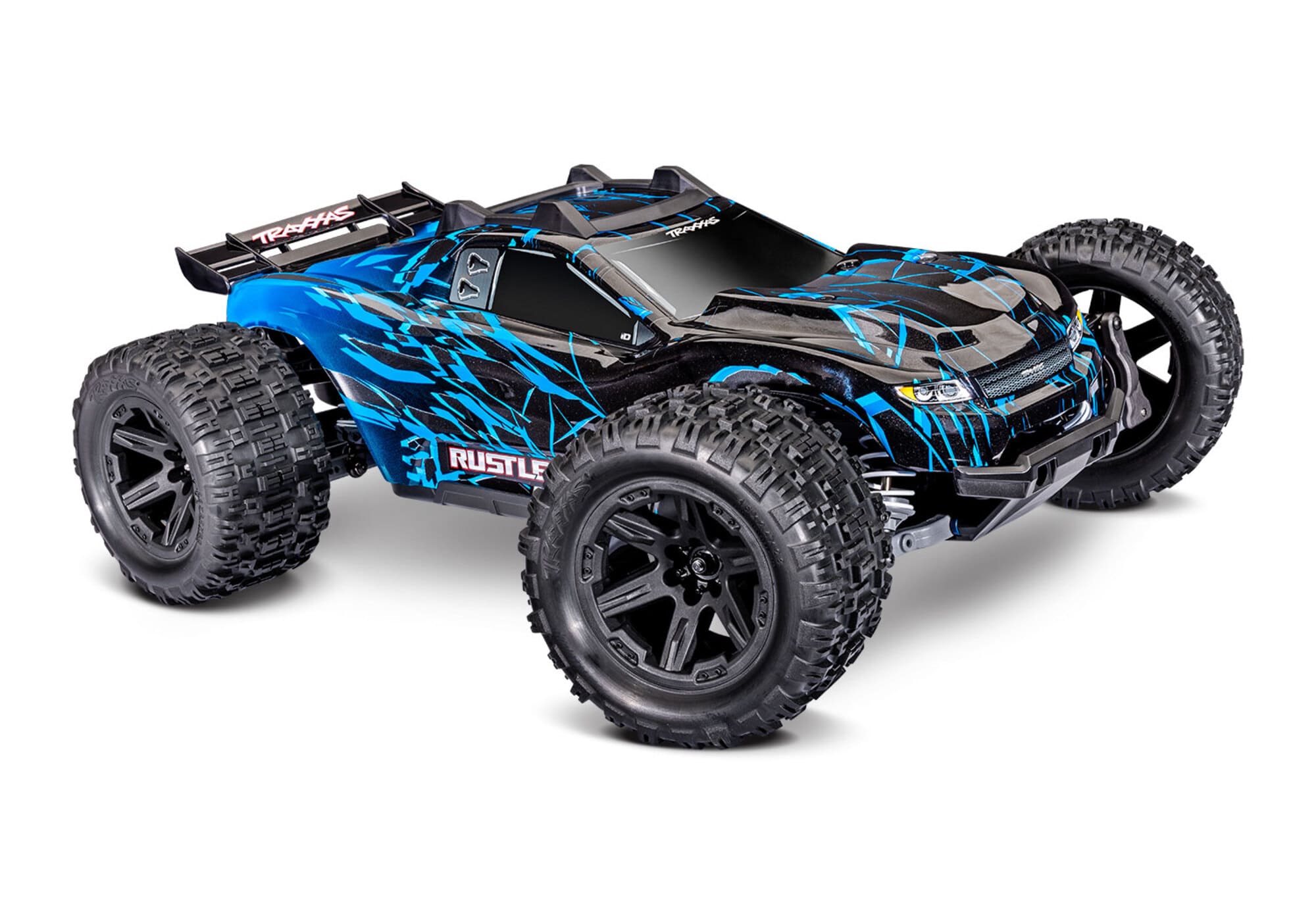 Traxxas Rustler 1:10 4X4 Stadium Truck Blau RTR VX3 Brushless HD