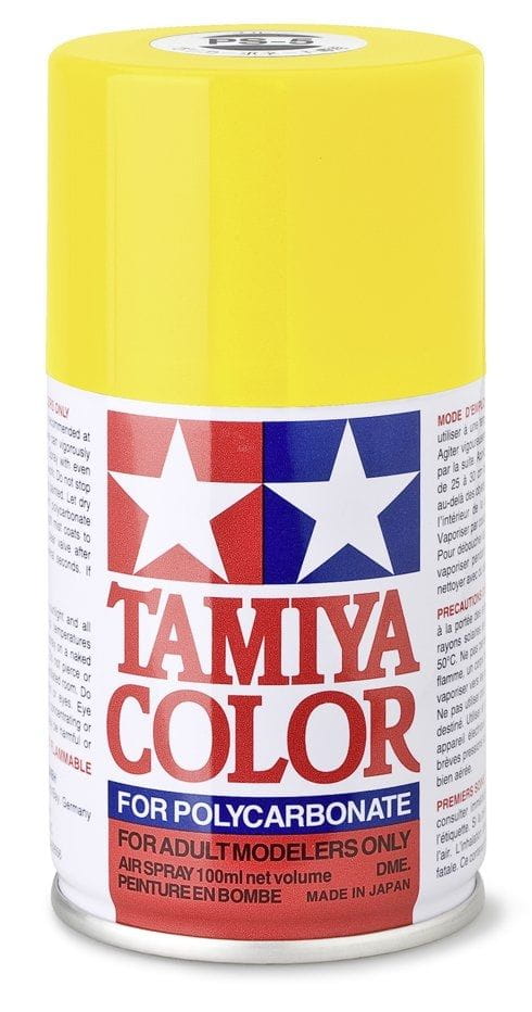 Tamiya PS-6 GELB Sprühfarbe 100ml für Polycarbonat ( Lexanfarbe )