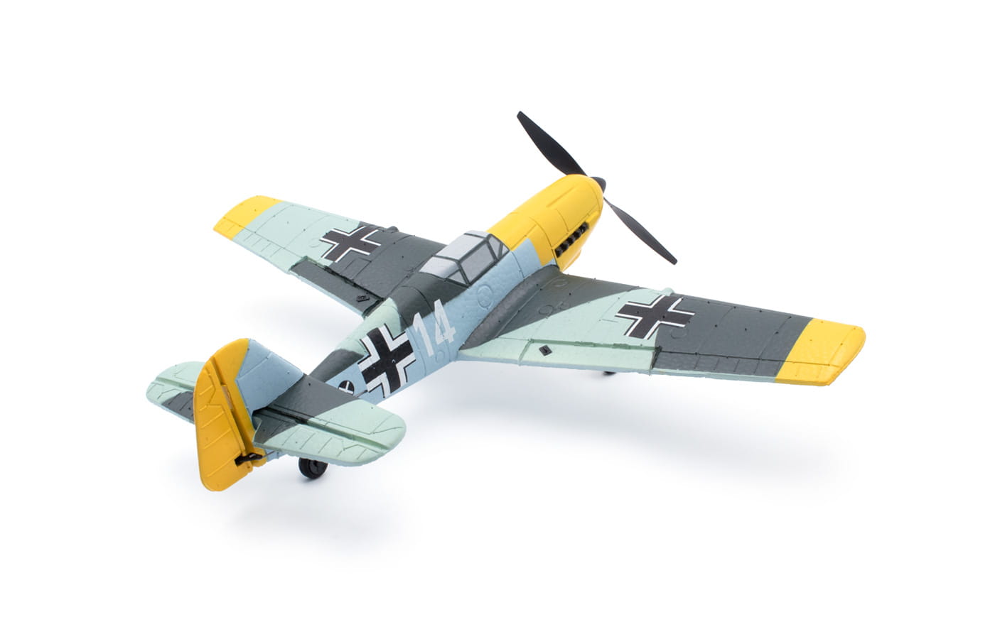 Modster mdx-bf-109-e-messerschmitt-rc-flugzeug-rtf-inkl-6-achs-flu
